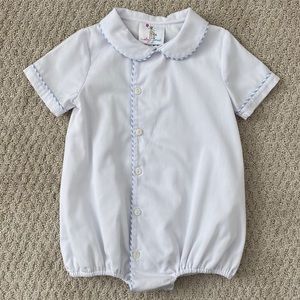 Eliza James Kids White Collared Bubble - 3T